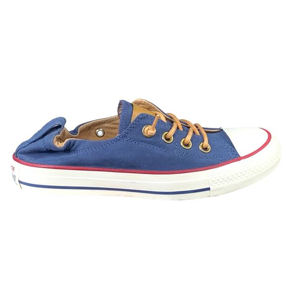 Converse Shoes - Converse Women's Shoreline Blue White Slip On Sneaker Size US 6